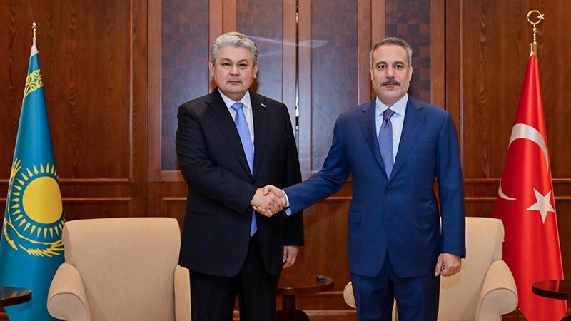 Bakan Fidan, Kazakistan Dışişleri Bakanı Koşerbayev ile Görüştü