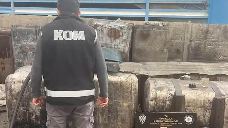 Iğdır’da Kaçak Akaryakıt Operasyonu