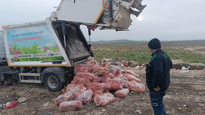 Nizip’te Sağlıksız Sakatat Operasyonu: 1,6 Ton Ele Geçirildi