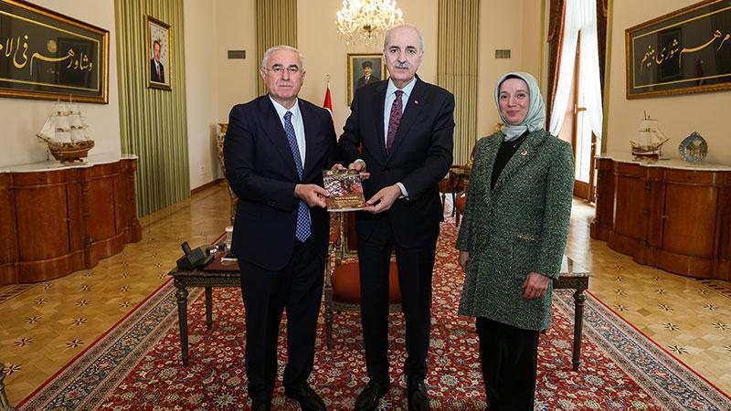 TBMM Başkanı Kurtulmuş, Kamu Denetçilerini Kabul Etti