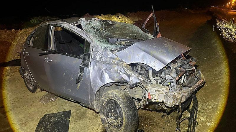 Keşan’da Otomobil Takla Attı: 2 Yaralı