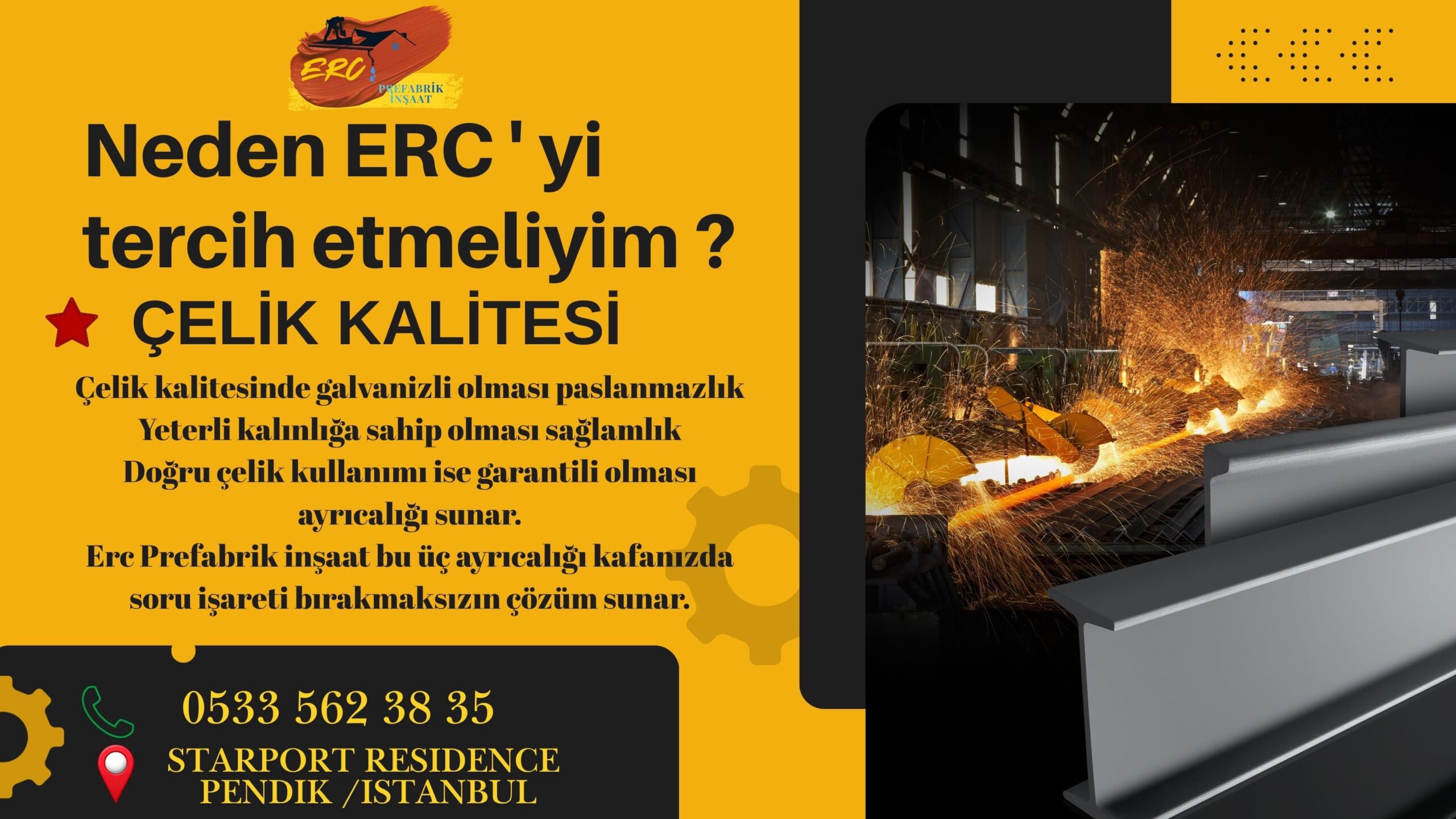 Erc Prefabrik’ten Konut Sektörüne Yeni Soluk: Taksitle Ev Sahibi Olma Fırsatı