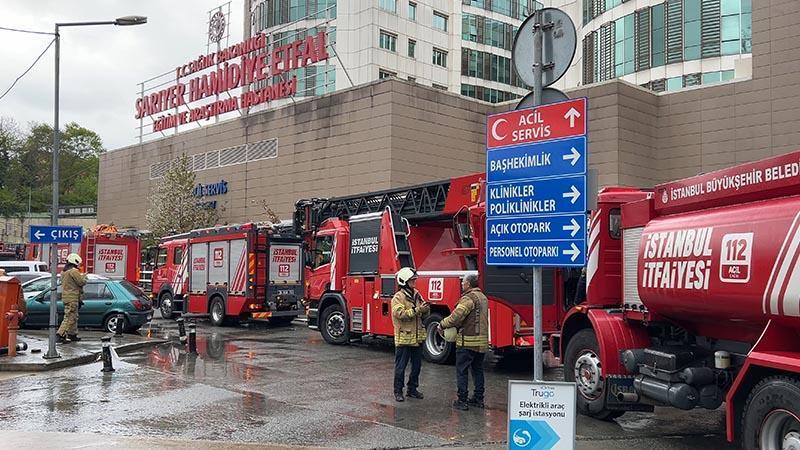 Sarıyer’de Korku Dolu Dakikalar! Hastane Acil Servisinde Yangın Çıktı