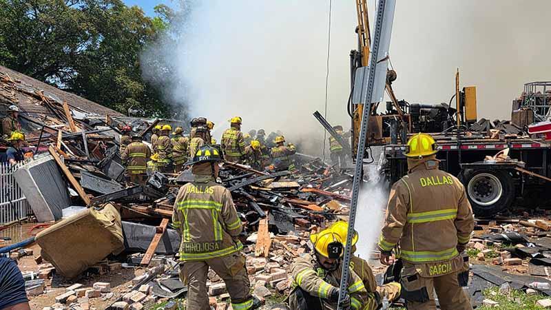 DALLAS’TA DOĞAL GAZ PATLAMASI: 3 ÖLÜ, 5 YARALI
