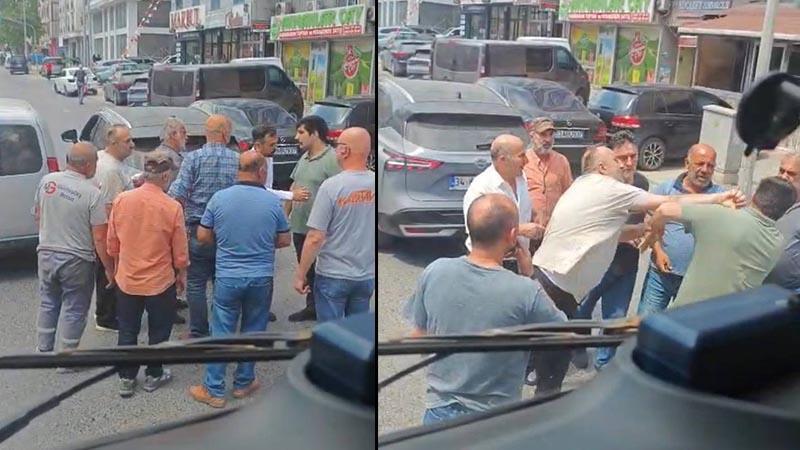 Trafikte “Yol Verme” Kavgası Kamerada: “İnme Arabadan, Haksızsın!”