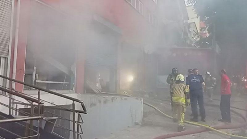 Pendik’te Sabun Üretim Fabrikasında Yangın Çıktı
