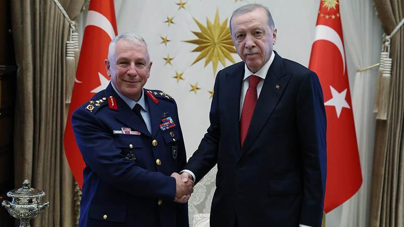 Cumhurbaşkanı Erdoğan, Orgeneral Ziya Cemal Kadıoğlu’nu Kabul Etti