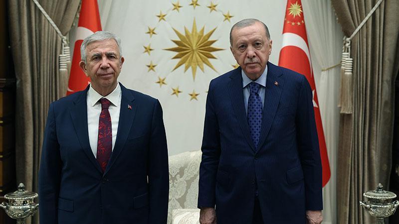 Cumhurbaşkanı Erdoğan, Mansur Yavaş’ı kabul etti