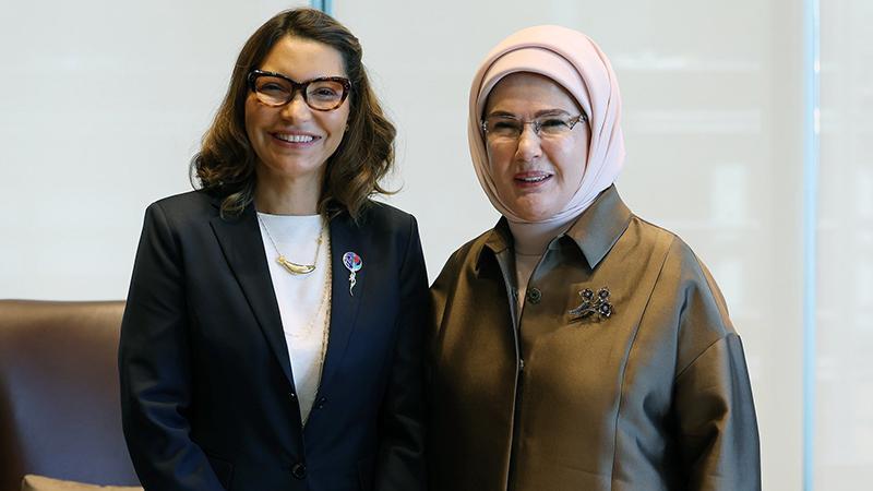 Emine Erdoğan’dan New York’ta iklim ve sıfır atık görüşmesi