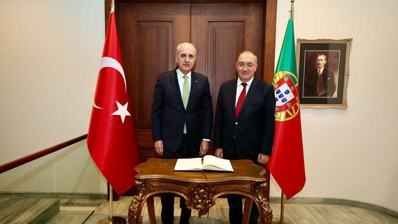 TBMM Başkanı Kurtulmuş’tan Lizbon Büyükelçiliği’ne ziyaret