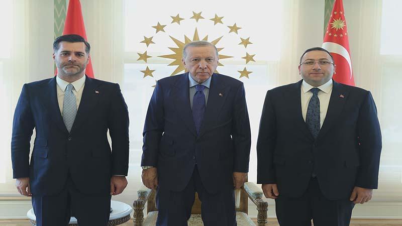 Cumhurbaşkanı Erdoğan’dan Üsküdar Belediye Başkan Vekili Gültekin’e kabul