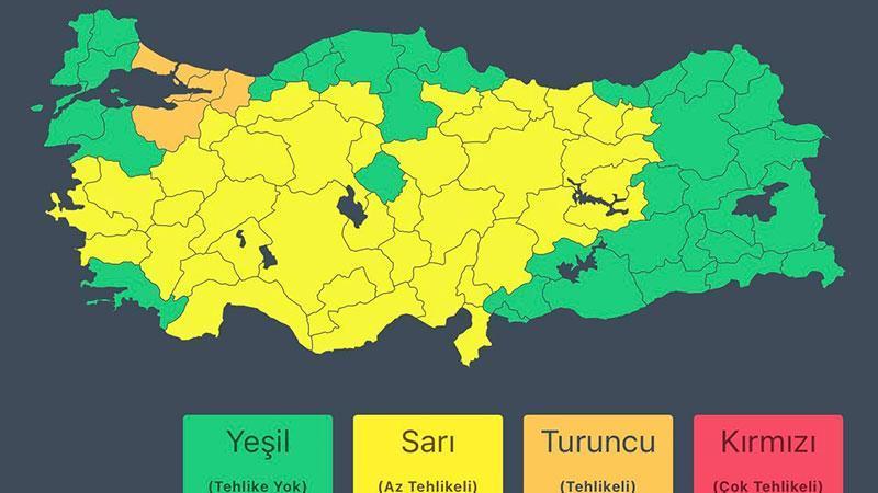 Meteoroloji’den Çok Sayıda İl İçin Sağanak ve Fırtına Uyarısı
