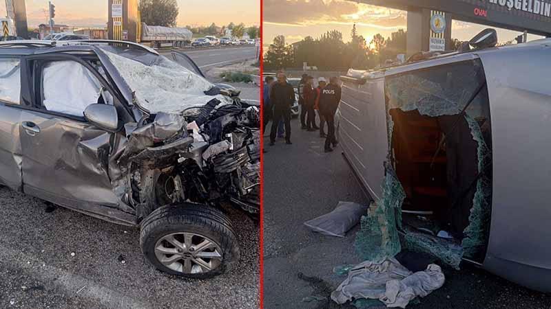 Malatya’da Feci Kaza: Otomobil Sürücüsünün Hayati Tehlikesi Var
