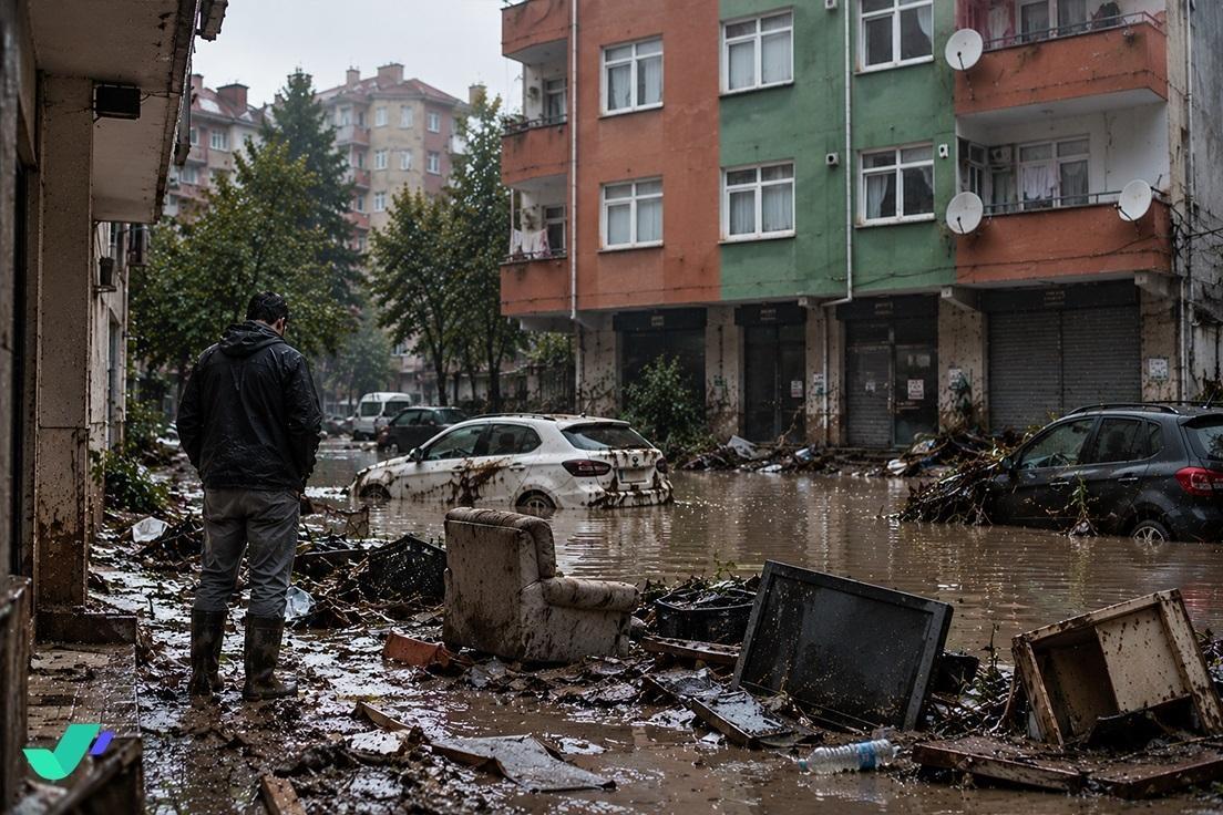 İstanbul’daki selin ardından tüketicilerden şikayet yağdı: Evler ve araçlar zarar gördü